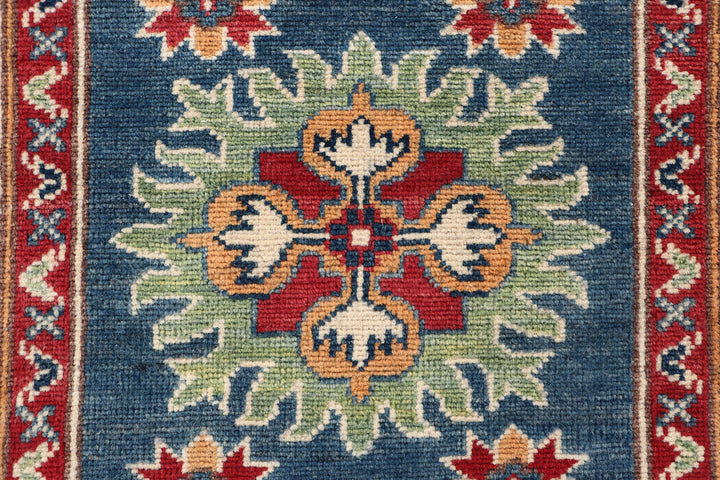 Steel Blue Kazak 2' 9 x 8' 10 - No. 70175