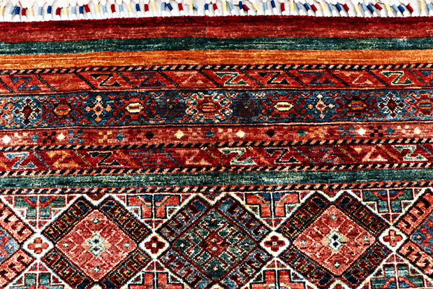 Multi Colored Kazak 8' 4 x 9' 9 - No. 70204