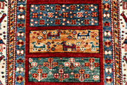 Multi Colored Kazak 2' 9 x 9' 10 - No. 70218