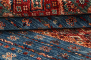 Multi Colored Kazak 7' 5 x 9' 10 - No. 70236