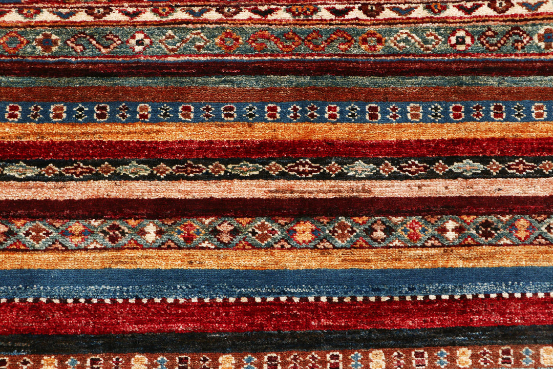 Multi Colored Kazak 2' 10 x 9' 10 - No. 70244