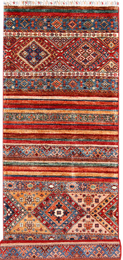 Multi Colored Kazak 2' 7 x 9' 10 - No. 70245