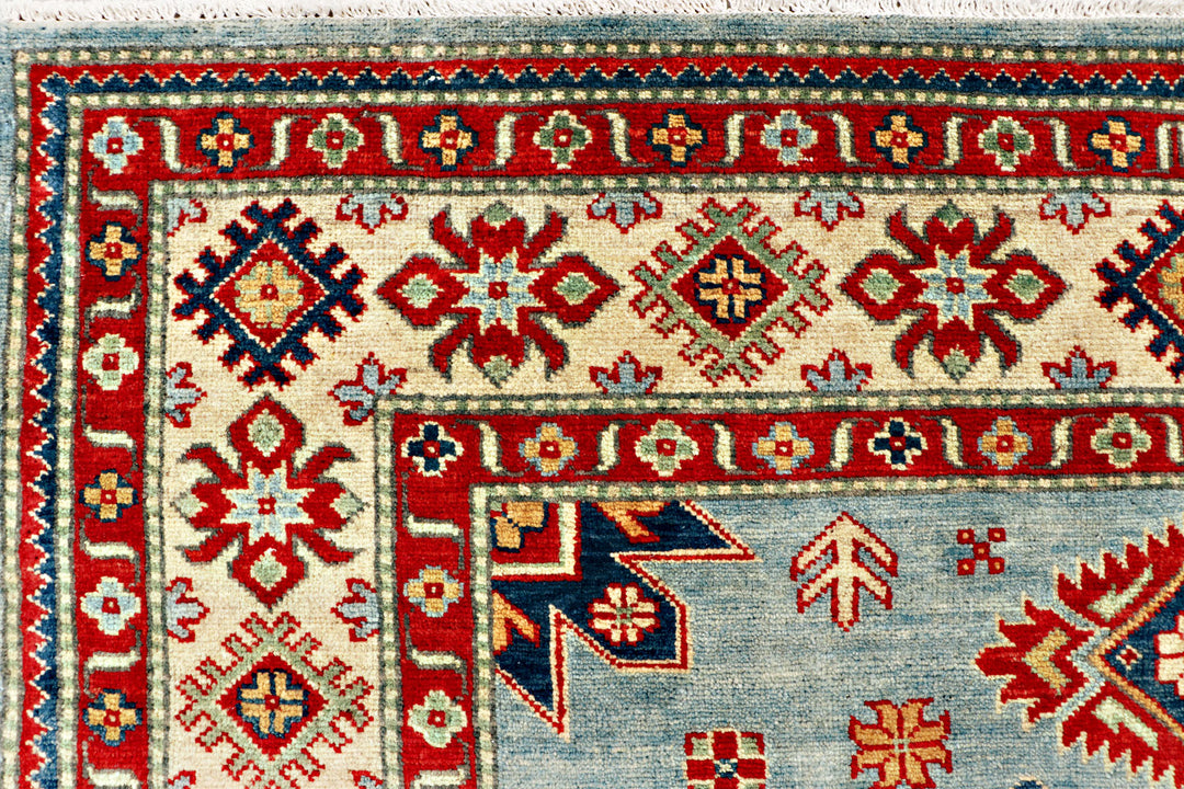 Light Blue Kazak 5' 3 x 6' 7 - No. 70260