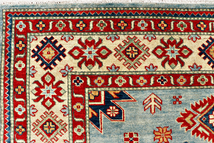Light Blue Kazak 5' 3 x 6' 7 - No. 70260