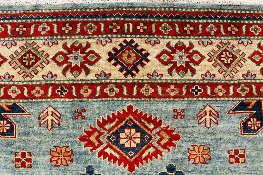 Light Blue Kazak 5' 3 x 6' 7 - No. 70260