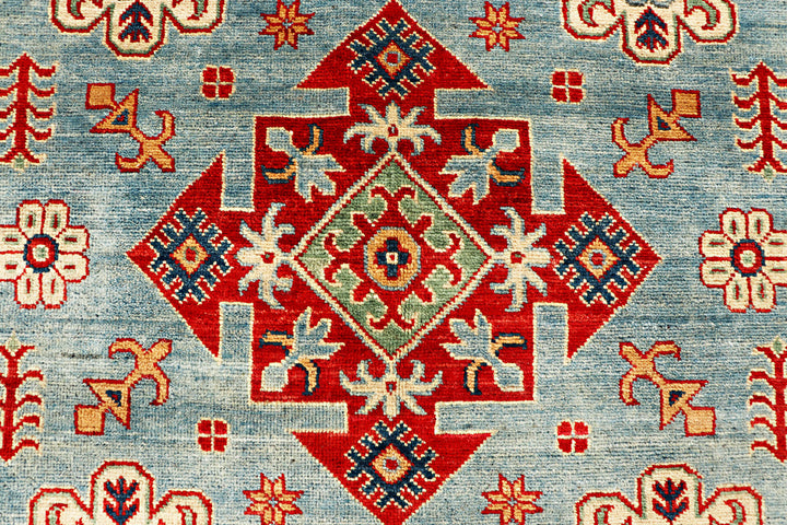 Light Blue Kazak 5' 3 x 6' 7 - No. 70260