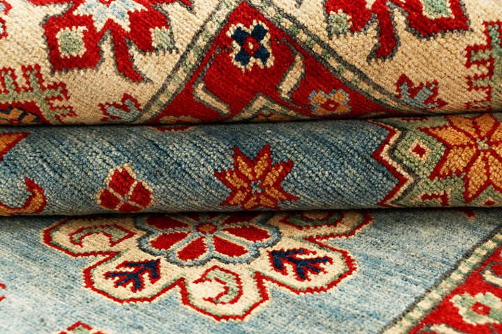Light Blue Kazak 5' 3 x 6' 7 - No. 70260