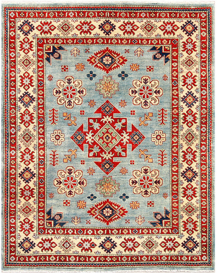 Light Blue Kazak 5' 3 x 6' 7 - No. 70260