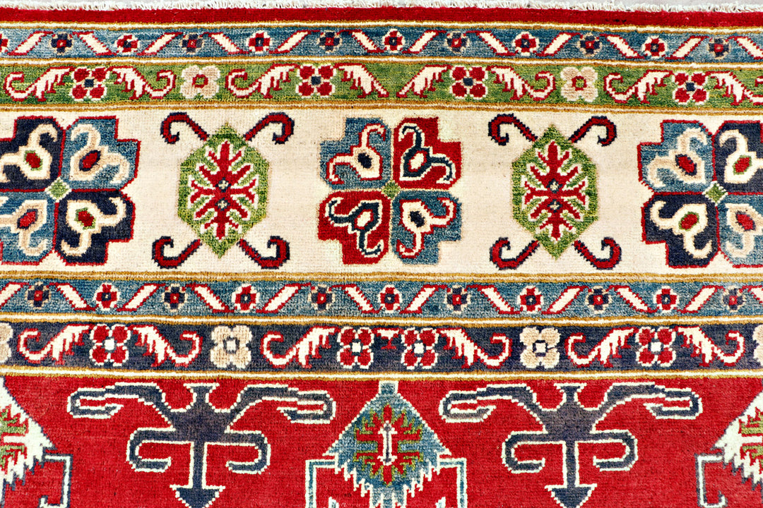 Firebrick Kazak 6' 7 x 9' 11 - No. 70269