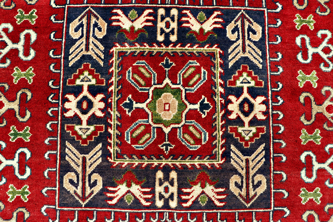 Firebrick Kazak 6' 7 x 9' 11 - No. 70269