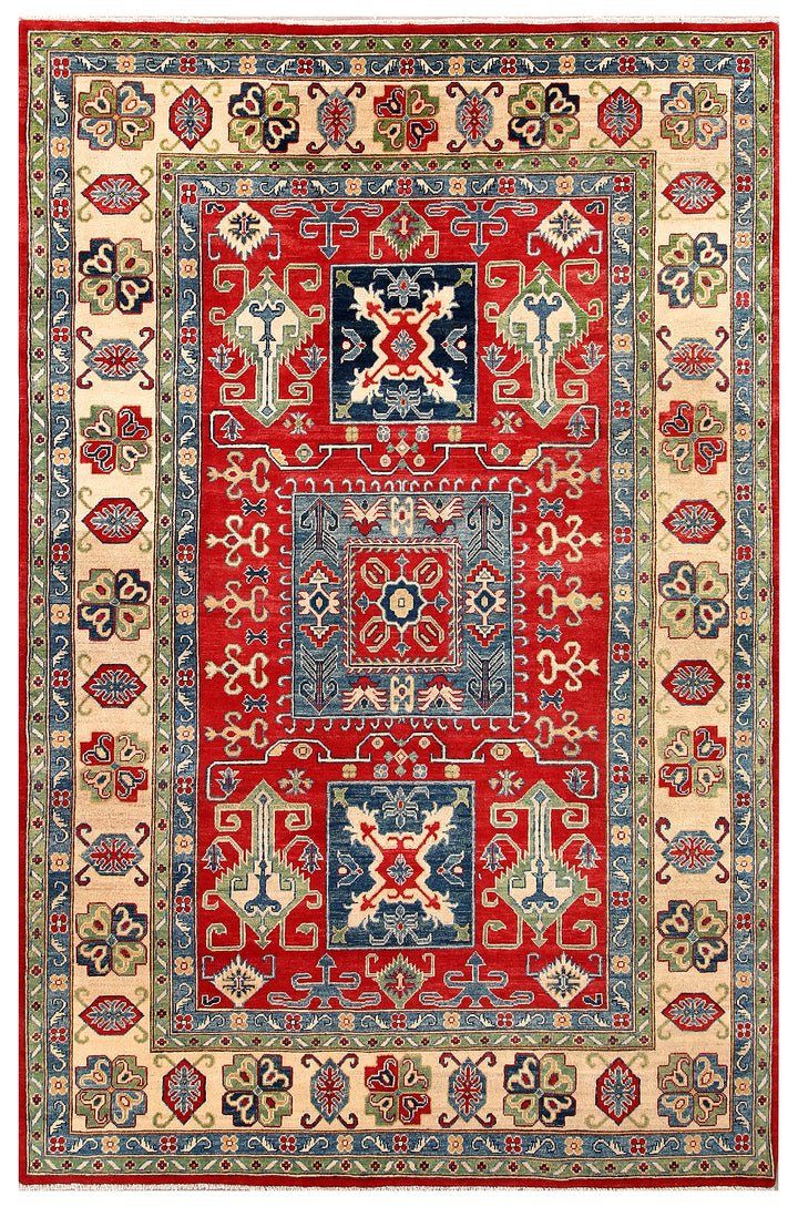 Firebrick Kazak 6' 6 x 9' 9 - No. 70274