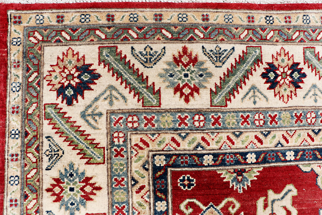 Firebrick Kazak 6' 7 x 9' 3 - No. 70278