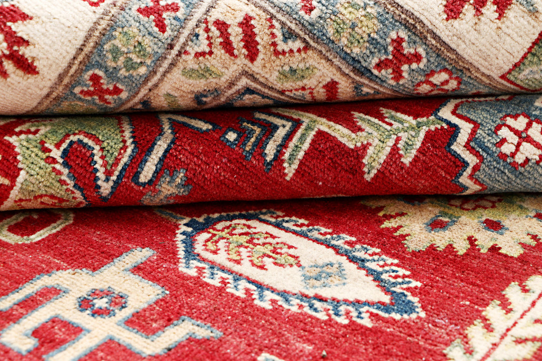 Firebrick Kazak 6' 7 x 9' 3 - No. 70278