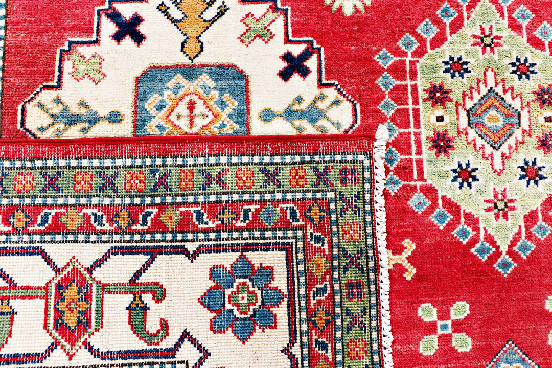 Firebrick Kazak 6' 7 x 9' 7 - No. 70279