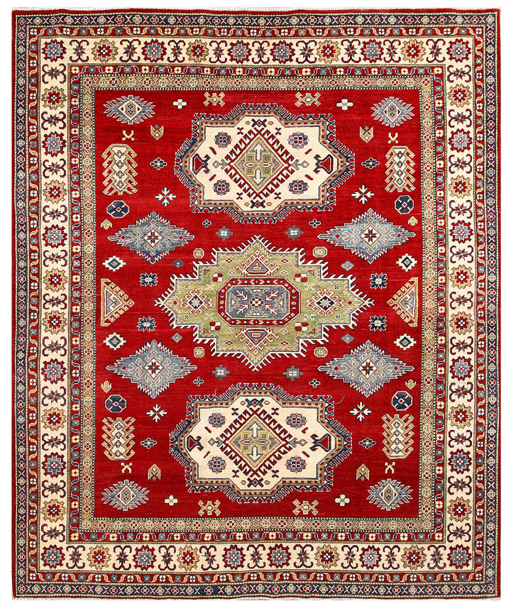 Dark Red Kazak 8' 1 x 9' 7 - No. 70281