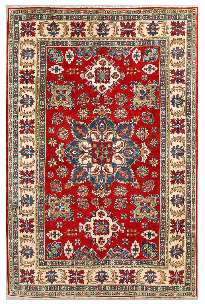 Firebrick Kazak 6' 4 x 9' 7 - No. 70291