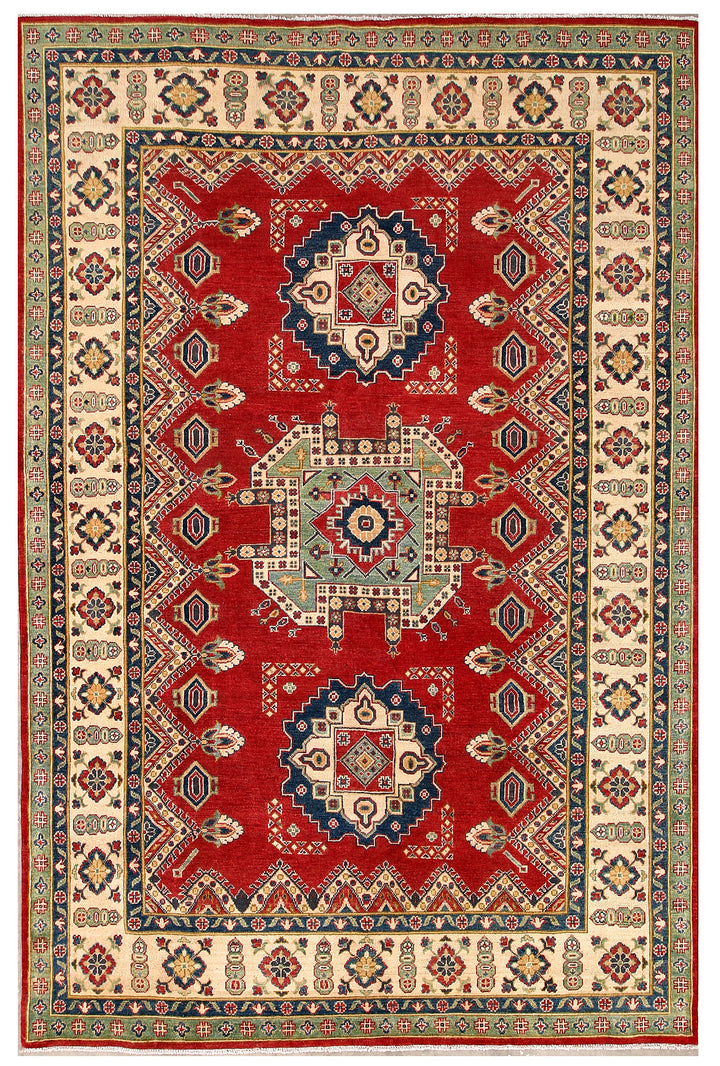 Firebrick Kazak 6' 6 x 9' 9 - No. 70292