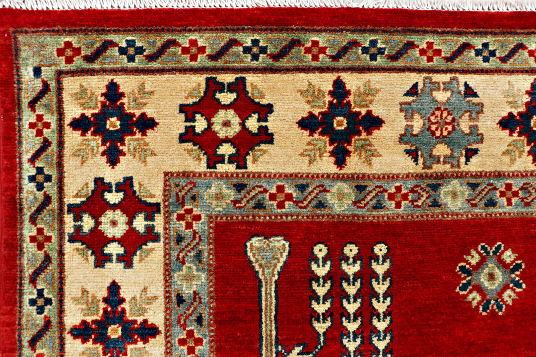 Firebrick Kazak 5' 7 x 7' 8 - No. 70293