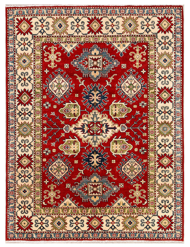 Dark Red Kazak 5' 1 x 6' 9 - No. 70298