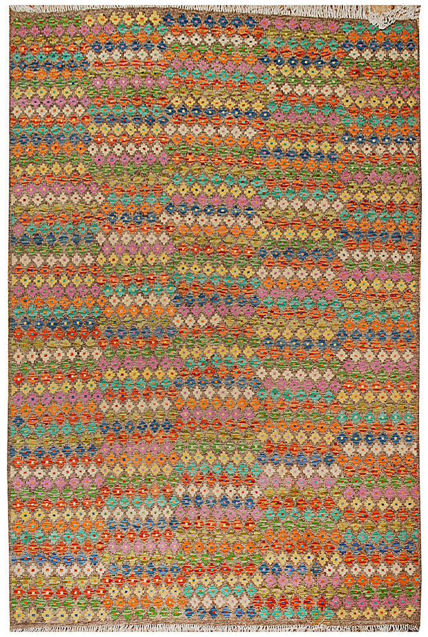 Multi Colored Kilim 6' 8 x 9' 5 - No. 70353