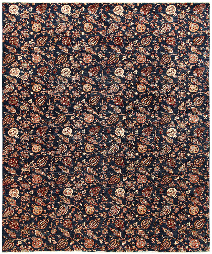 Midnight Blue Ziegler 8'  10" x 11'  11" - No. QA72474