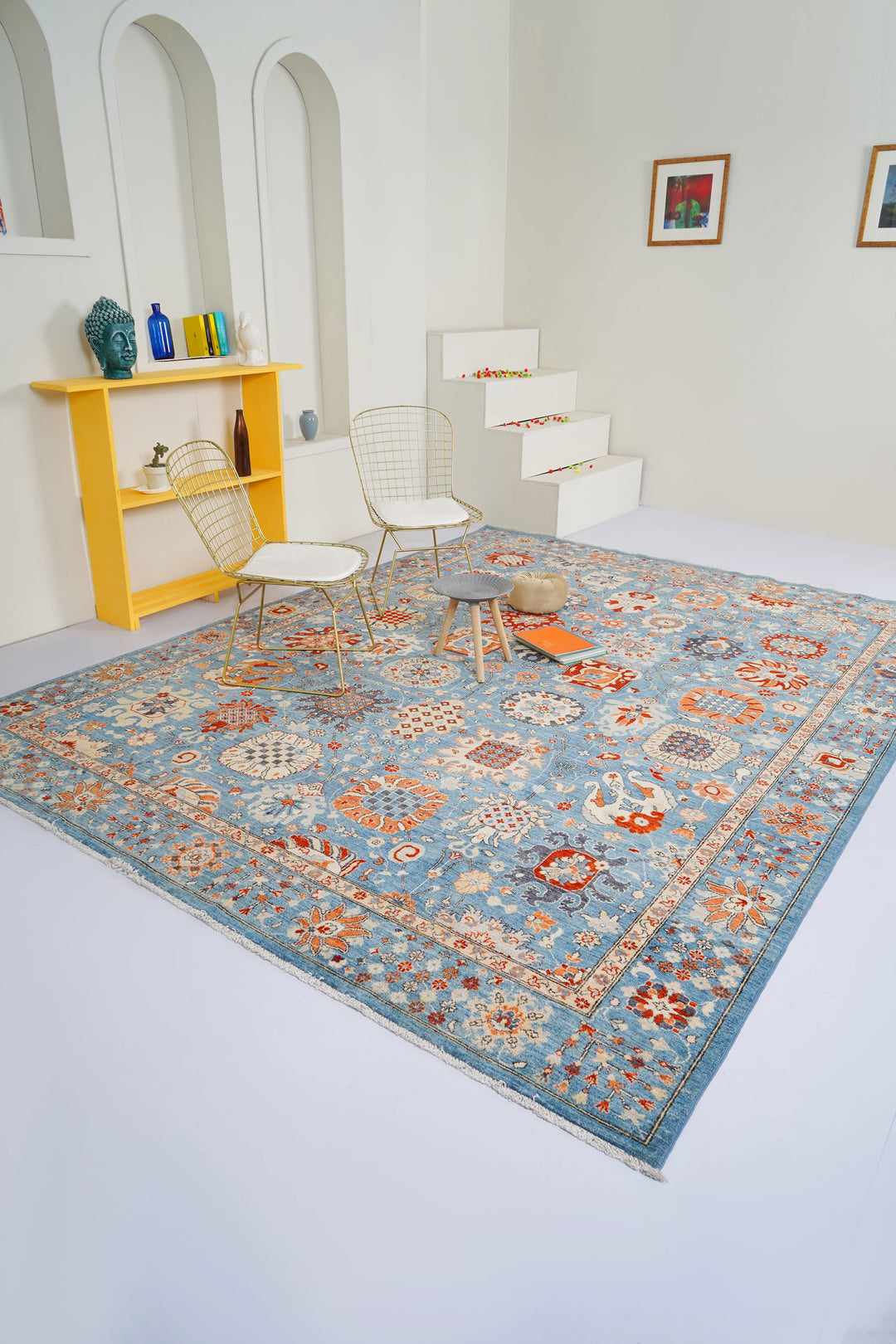 Light Slate Grey Ziegler 8'  6" x 11' " - No. QA57635