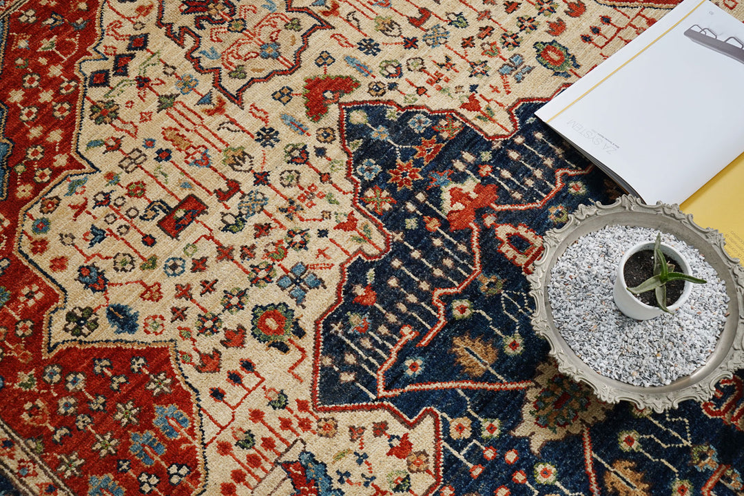 Blanched Almond Serapi 5' 8 x 7' 8 - No. 70416