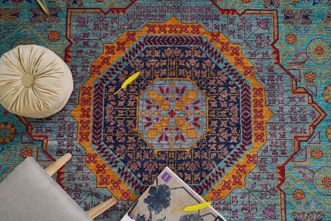 Aqua Mamluk 8'  11" x 11'  8" - No. QA22297