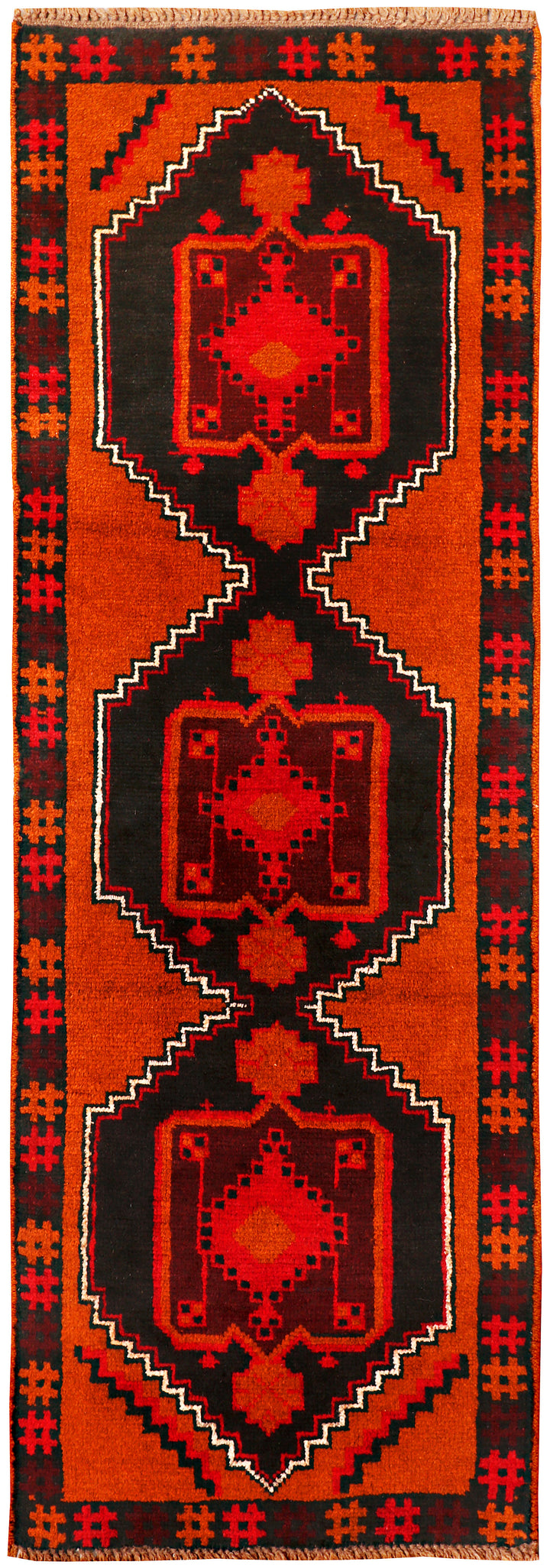 Dark Orange Baluchi 2' 4 x 6' 5 - No. 70439