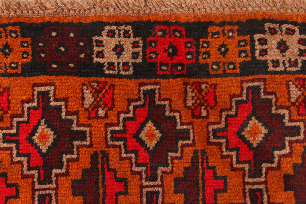 Dark Orange Baluchi 2' 6 x 6' 7 - No. 70443