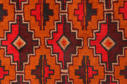 Dark Orange Baluchi 2' 6 x 6' 7 - No. 70443