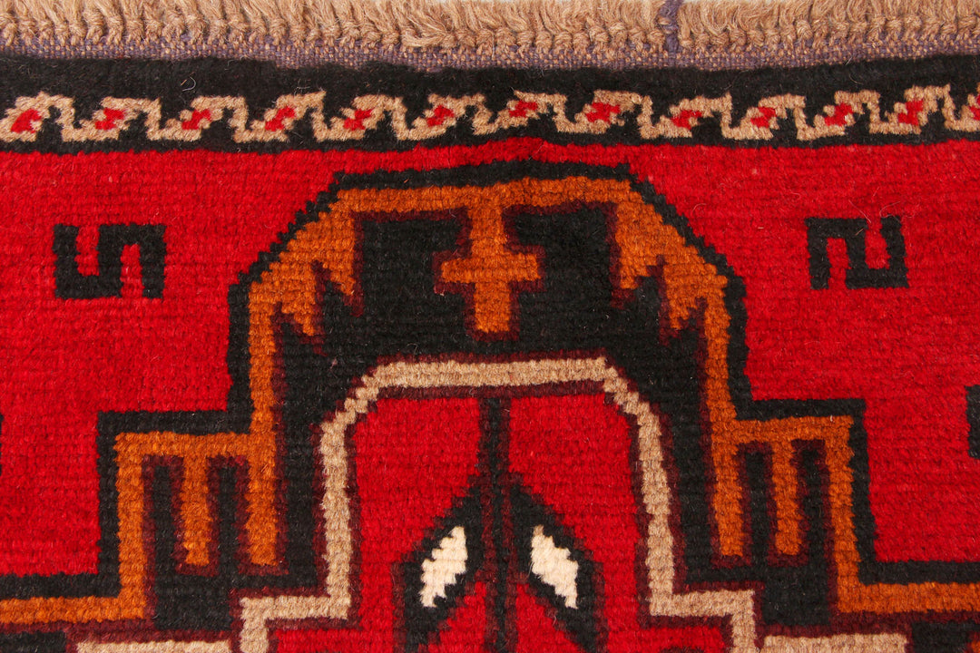 Firebrick Baluchi 2' 5 x 6' 5 - No. 70444