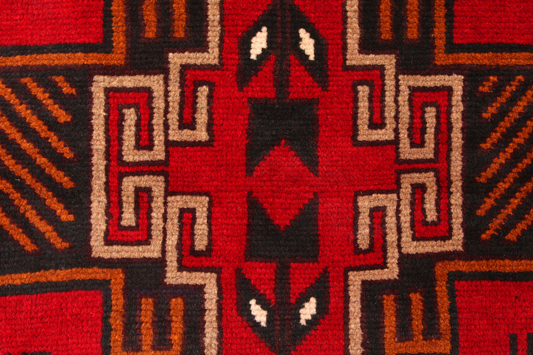 Firebrick Baluchi 2' 5 x 6' 5 - No. 70444