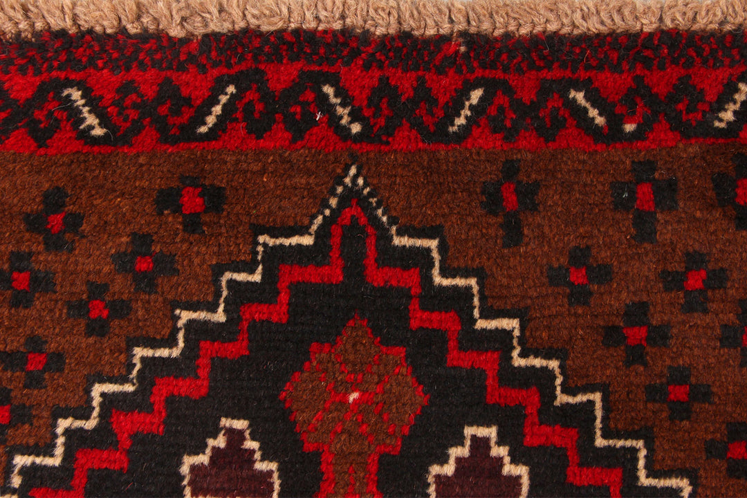 Saddle Brown Baluchi 2' 6 x 6' 6 - No. 70446