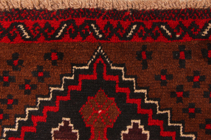 Saddle Brown Baluchi 2' 6 x 6' 6 - No. 70446