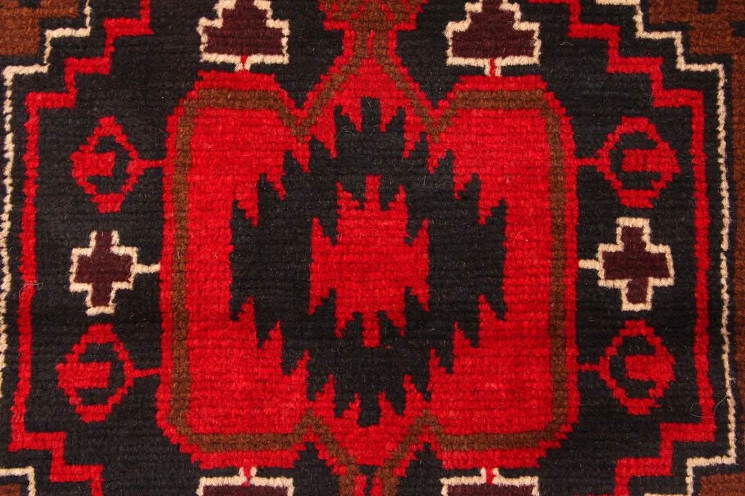 Saddle Brown Baluchi 2' 6 x 6' 6 - No. 70446