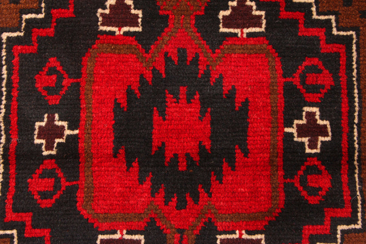 Saddle Brown Baluchi 2' 6 x 6' 6 - No. 70446