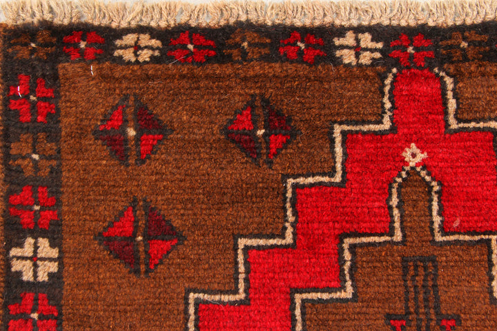 Saddle Brown Baluchi 2' 5 x 6' 4 - No. 70462