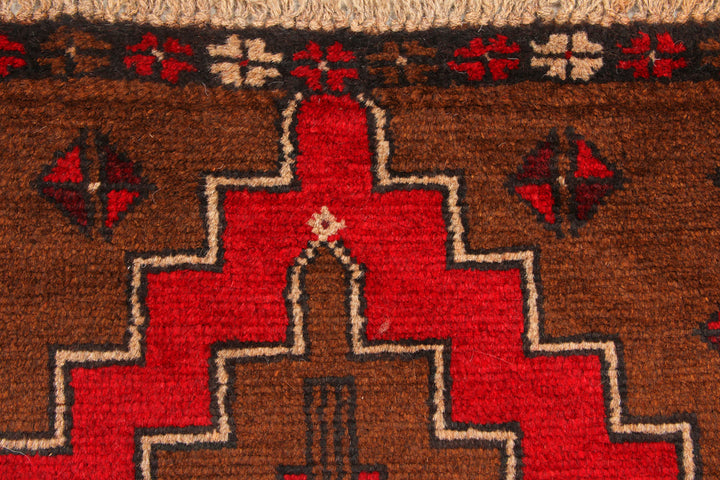 Saddle Brown Baluchi 2' 5 x 6' 4 - No. 70462