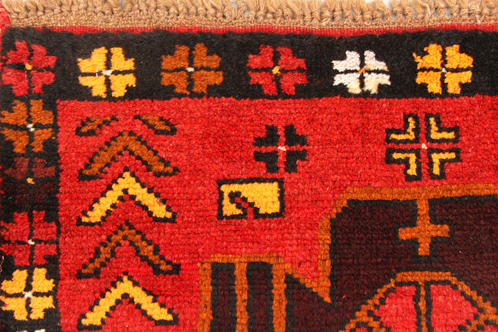 Multi Colored Baluchi 2' 4 x 6' 4 - No. 70491