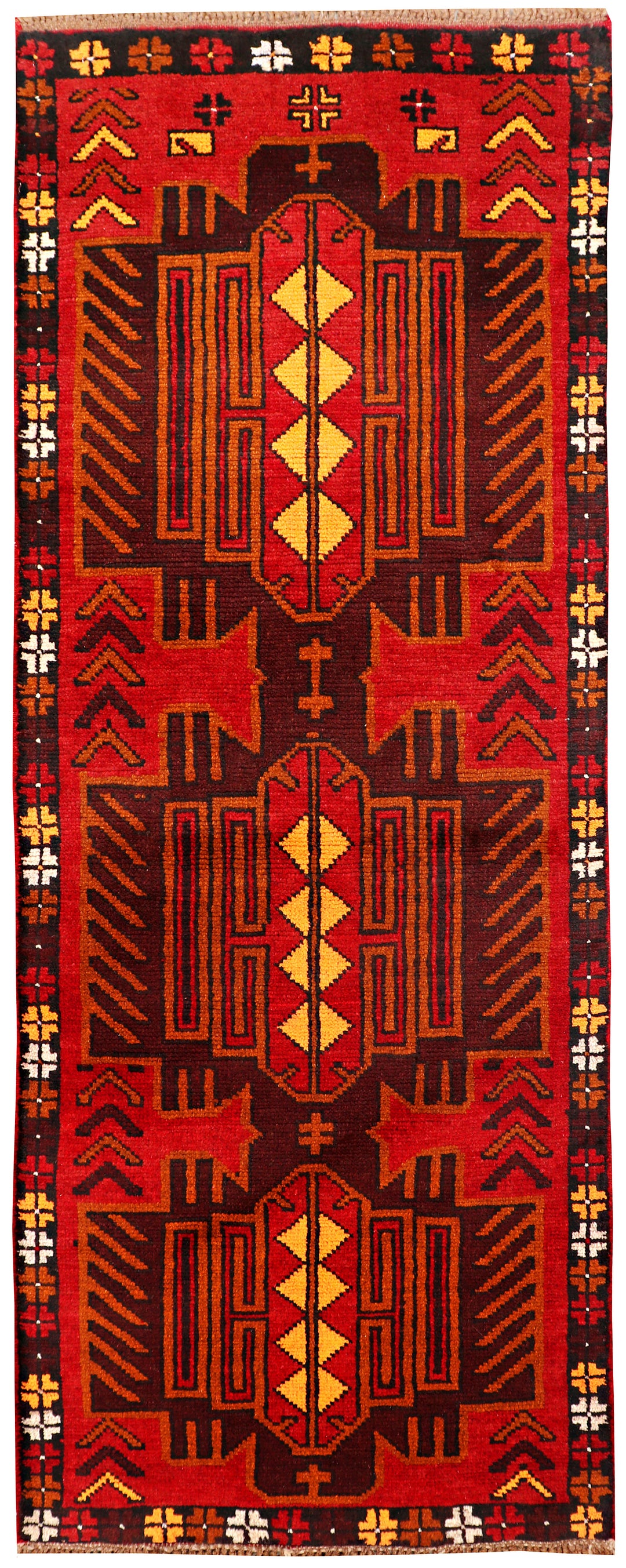 Multi Colored Baluchi 2' 4 x 6' 4 - No. 70491
