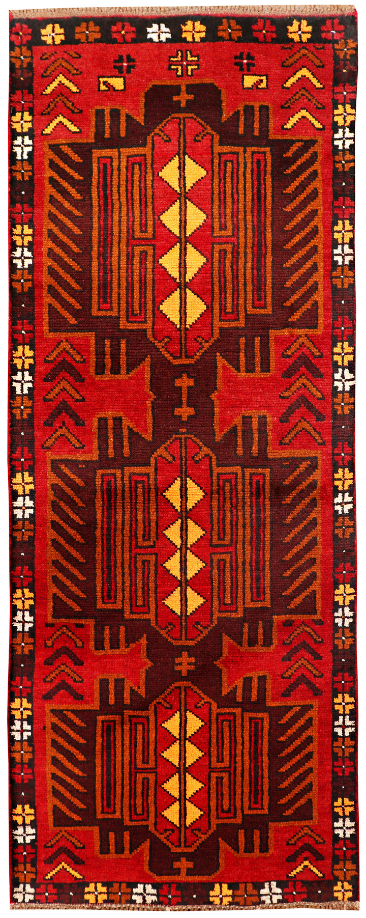 Multi Colored Baluchi 2' 4 x 6' 4 - No. 70491