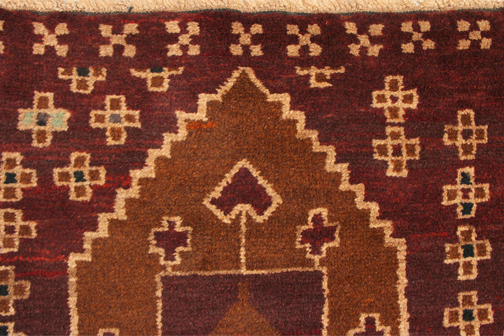 Saddle Brown Baluchi 2' 10 x 12' 9 - No. 70512