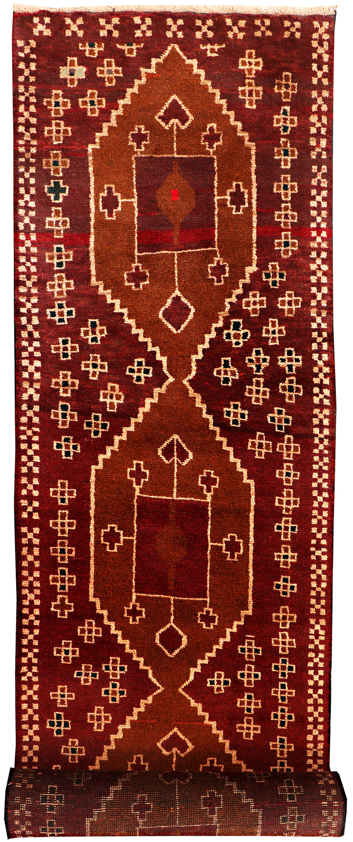 Saddle Brown Baluchi 2' 10 x 12' 9 - No. 70512