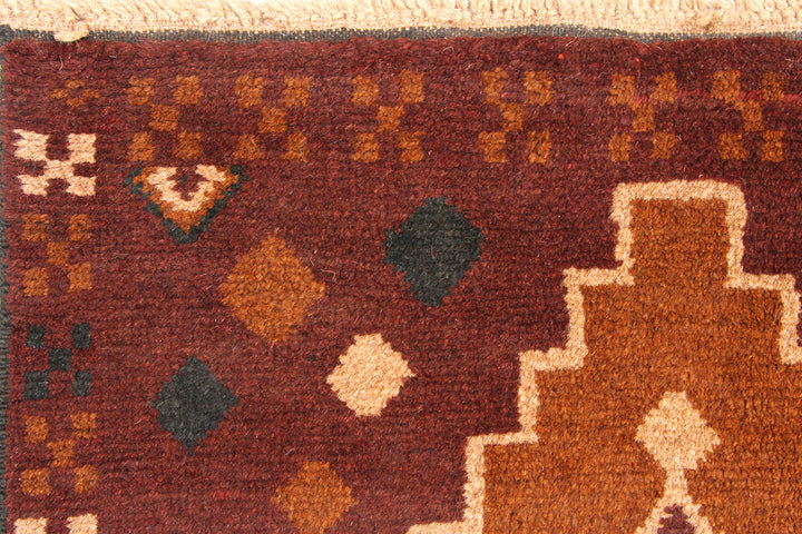 Saddle Brown Baluchi 2' 9 x 12' 10 - No. 70533