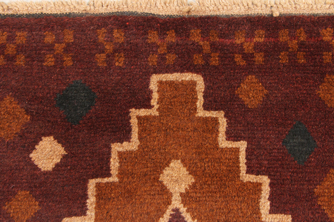 Saddle Brown Baluchi 2' 9 x 12' 10 - No. 70533