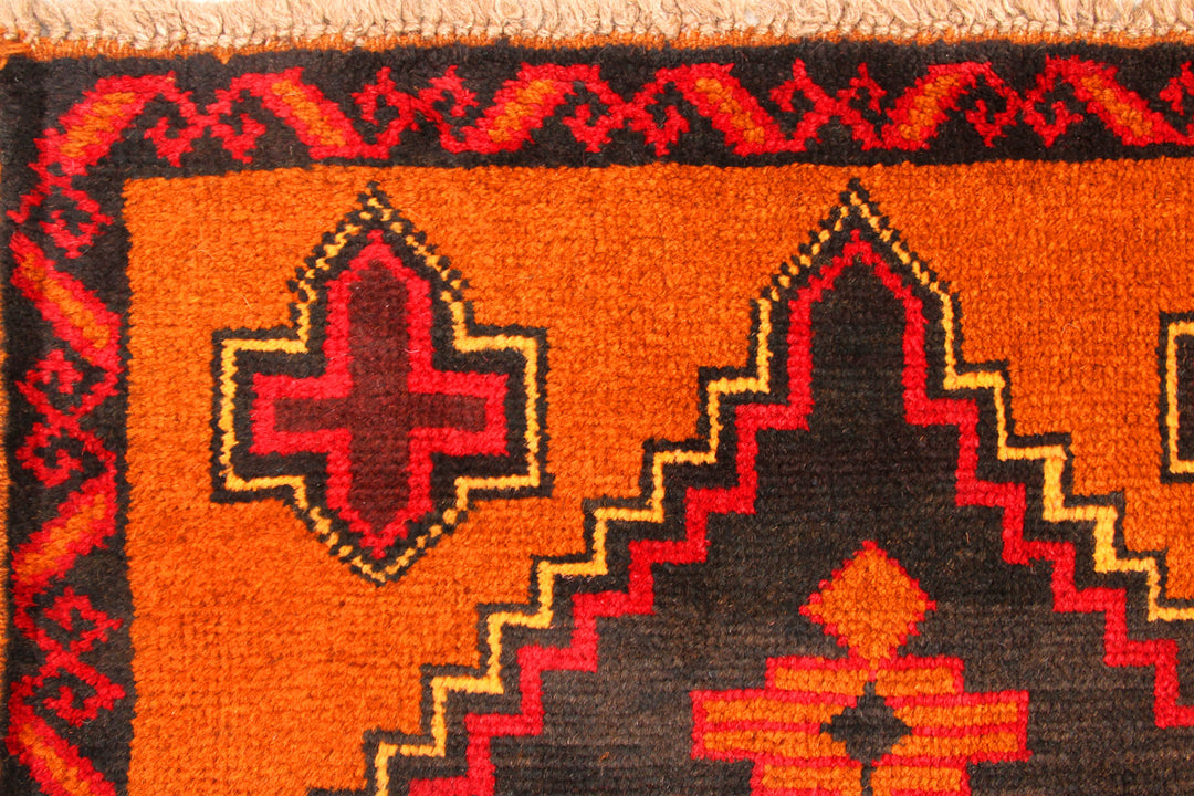 Dark Orange Baluchi 2' 9 x 12' 5 - No. 70537