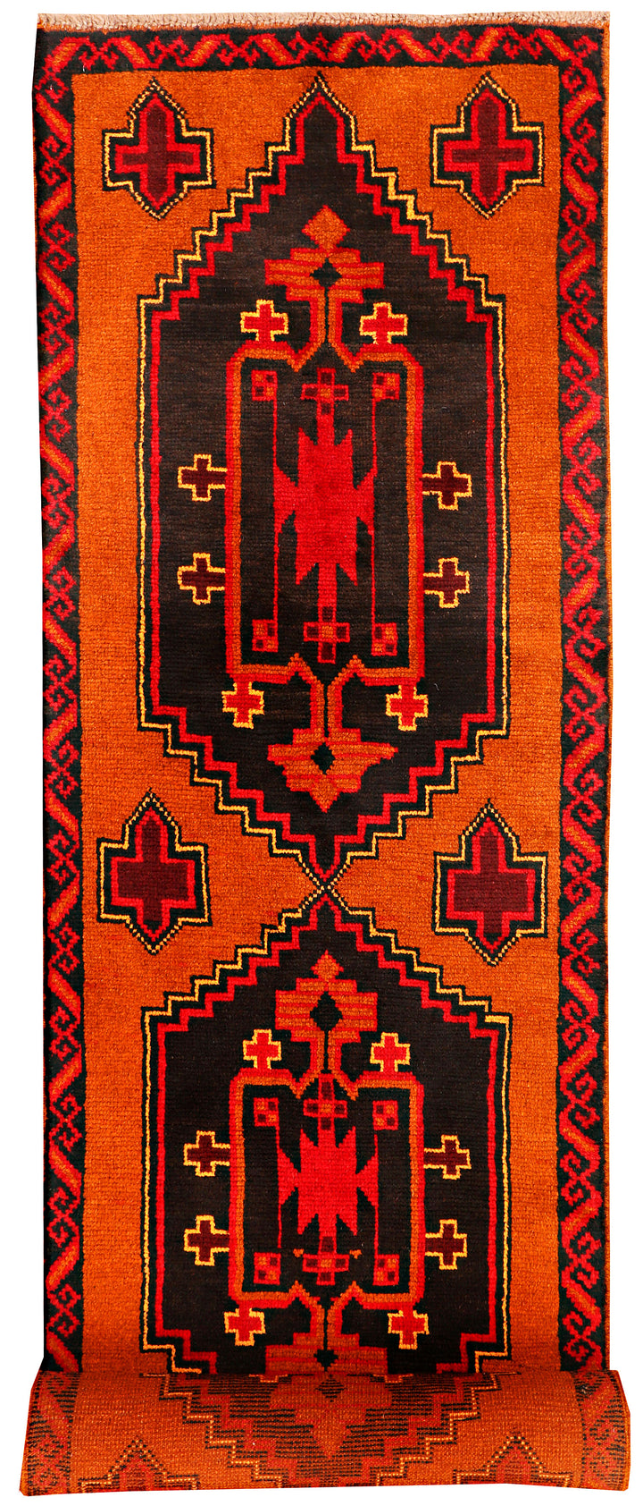 Dark Orange Baluchi 2' 9 x 12' 5 - No. 70537