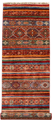 Multi Colored Kazak 2' 8 x 10' - No. 70799