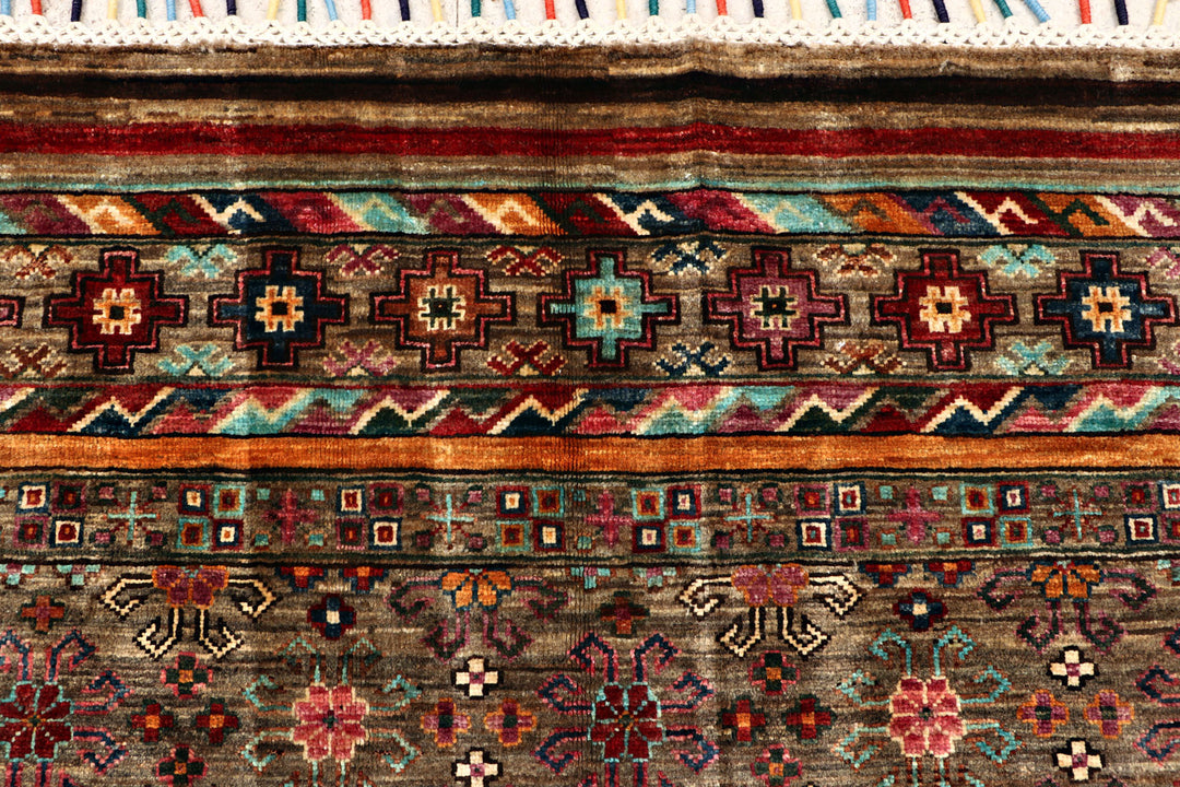 Multi Colored Kazak 6' 7 x 10' 2 - No. 70804